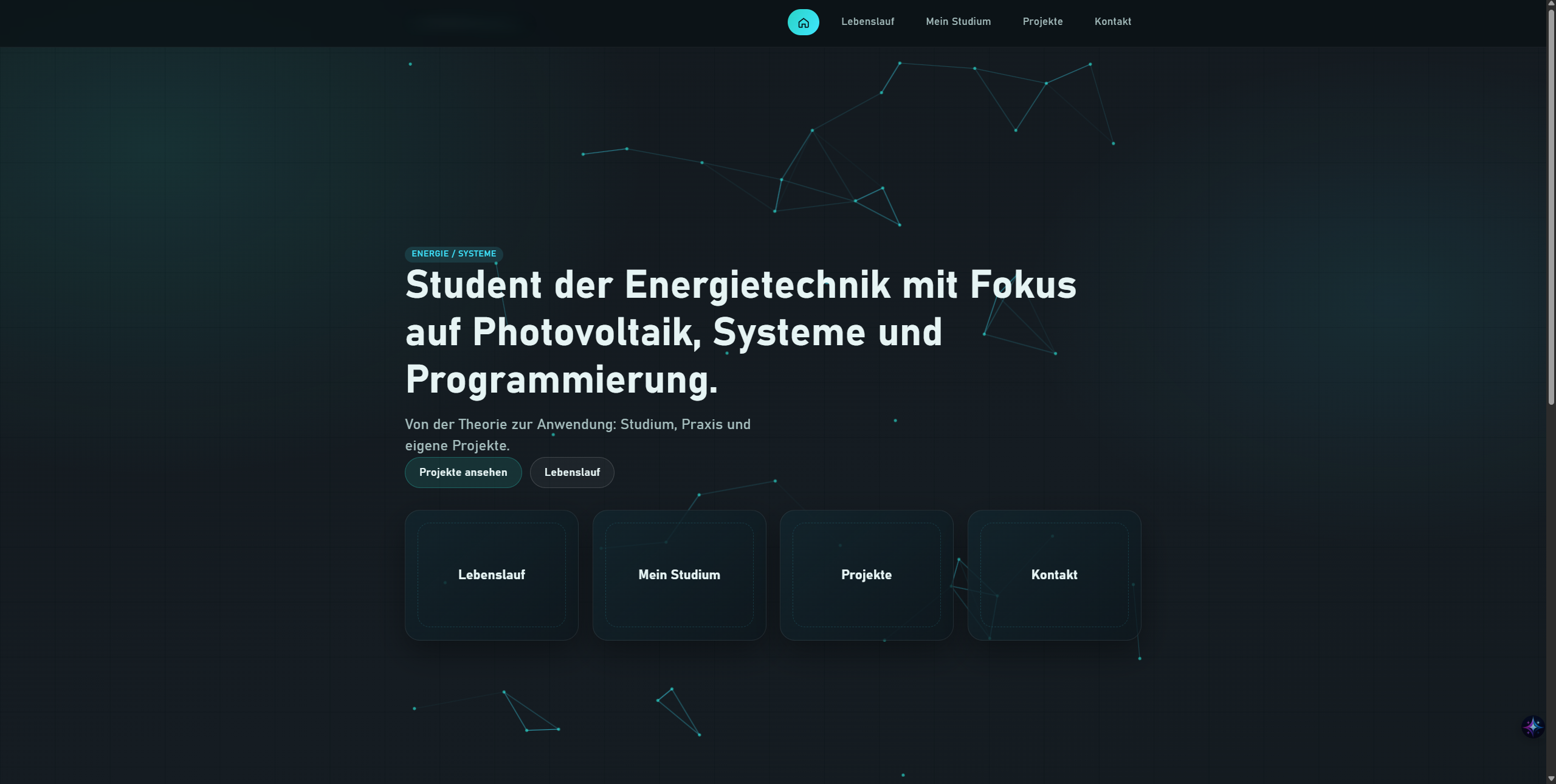 Portfolio page example